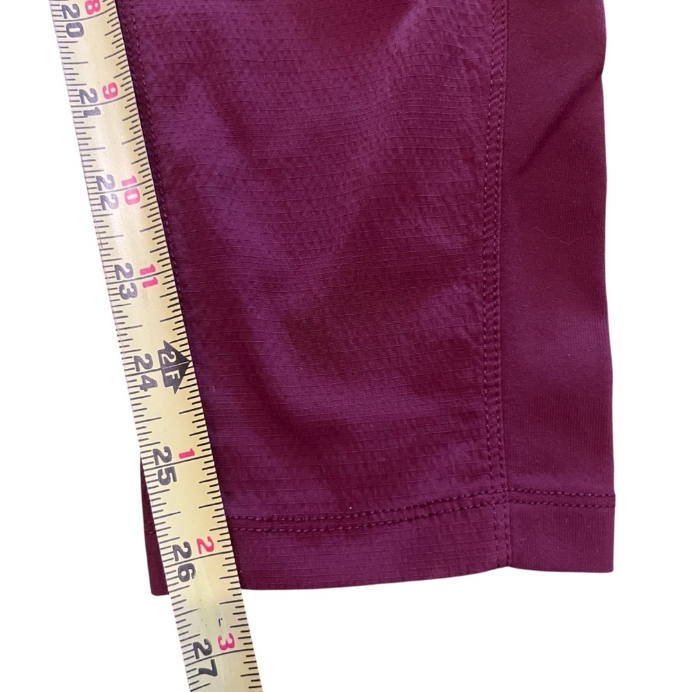 ATHLETA Trekkie Hybrid Crop Tight Pants High Rise Leggings Cognac Brown Size 4 - Picture 11 of 16